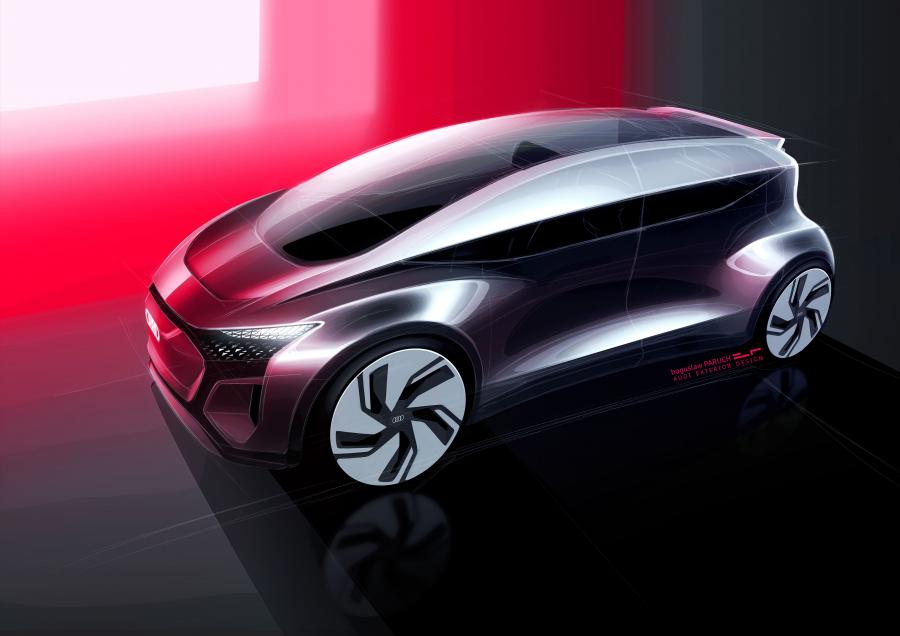Эскиз Audi AI:ME 2019 года  (фото 49 из 104)